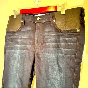 7 for all mankind “the skinny” 🤰🏻maternity 🤰🏾jeans 🔥 b(air) dark blue